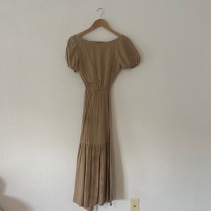 Midi Dress Open Back